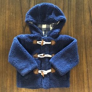 Wippette Little Boys Hooded Fleece Toggle Coat